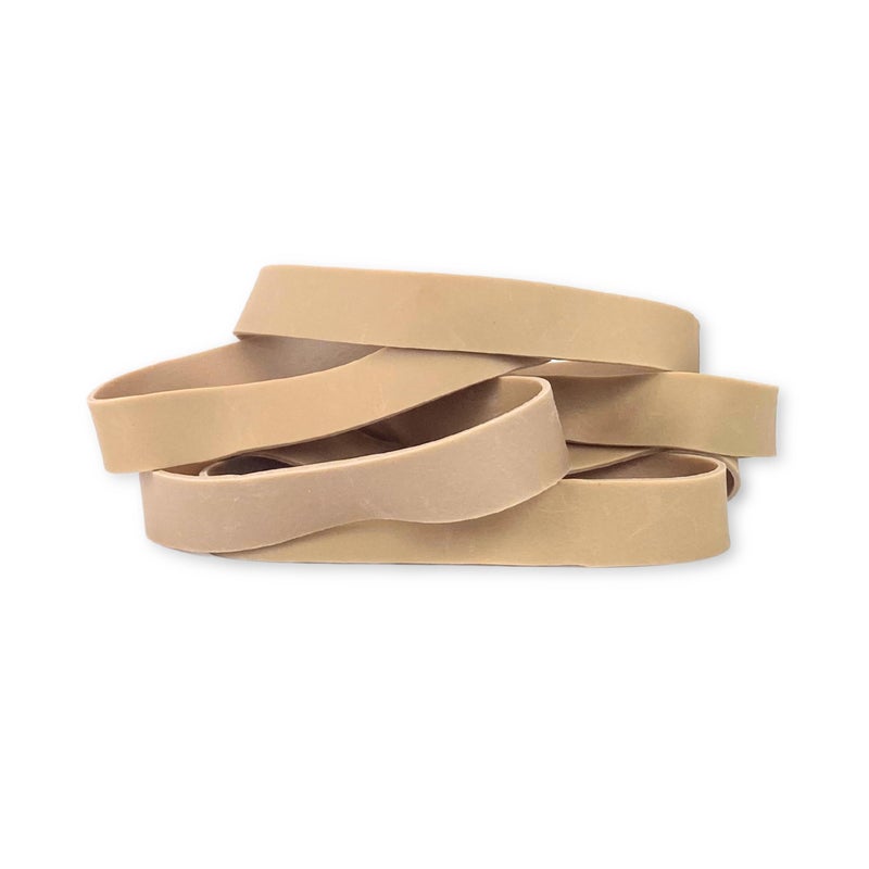 Alliance Rubber 27055 Advantage Rubber Bands Size #105, 1 lb Box Contains Approx. 60 Bands (5" x 5/8", Natural Crepe) Beige - Image 5